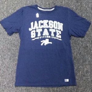 🆕 JACKSON STATE UNIVERSITY TIGERS - SHORT SLEEVE - NAVY BLUE - MEN